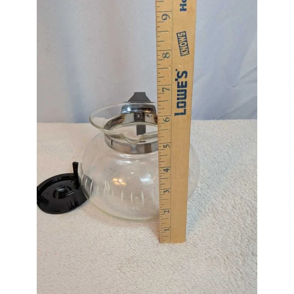 BUNN Glass Coffee Pot Carafe Replacement w Black‎ Handle Lid 12 Cup